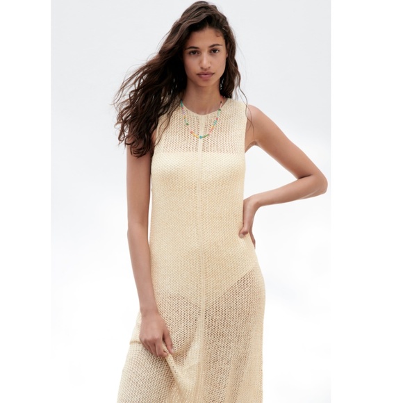 Zara Long Knit Dress NWT - Picture 7 of 12
